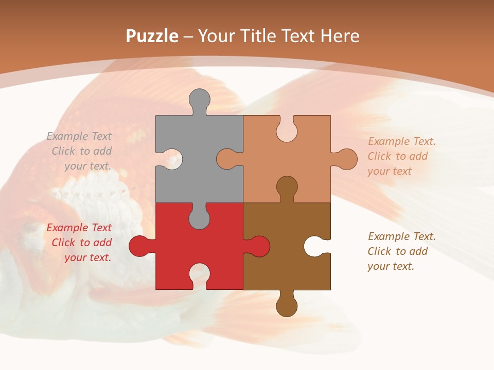 Bowl Aquarium Background PowerPoint Template