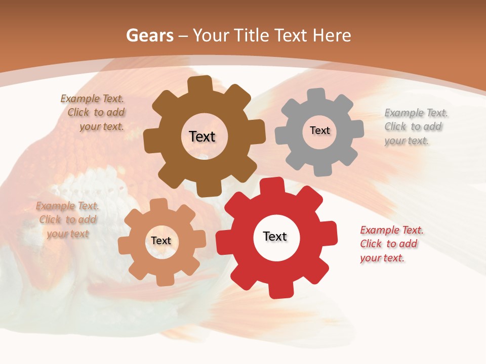 Bowl Aquarium Background PowerPoint Template