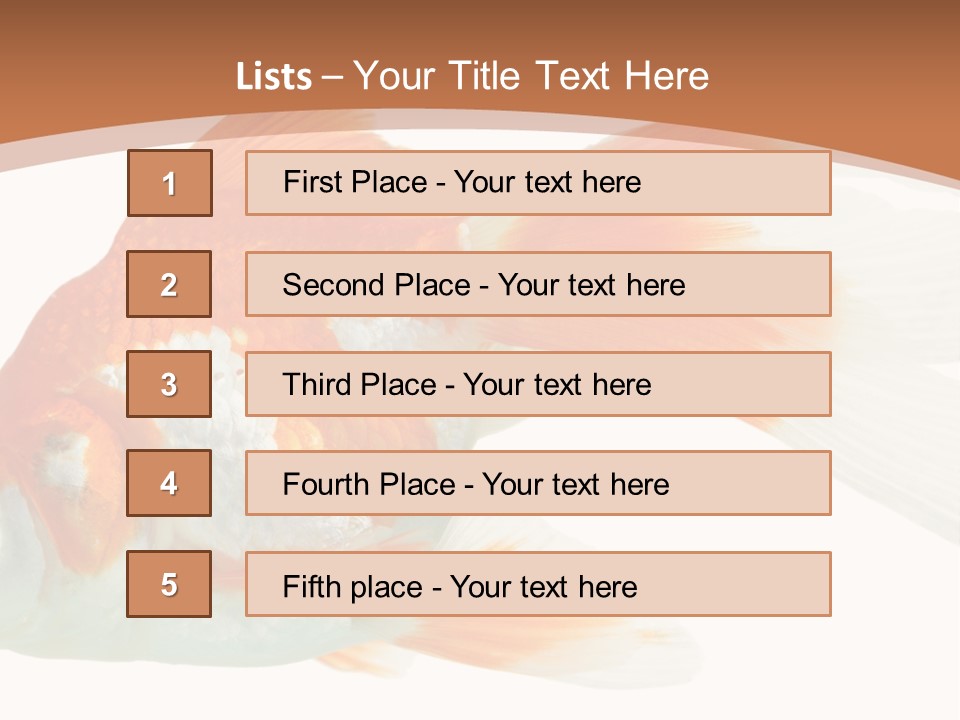 Bowl Aquarium Background PowerPoint Template