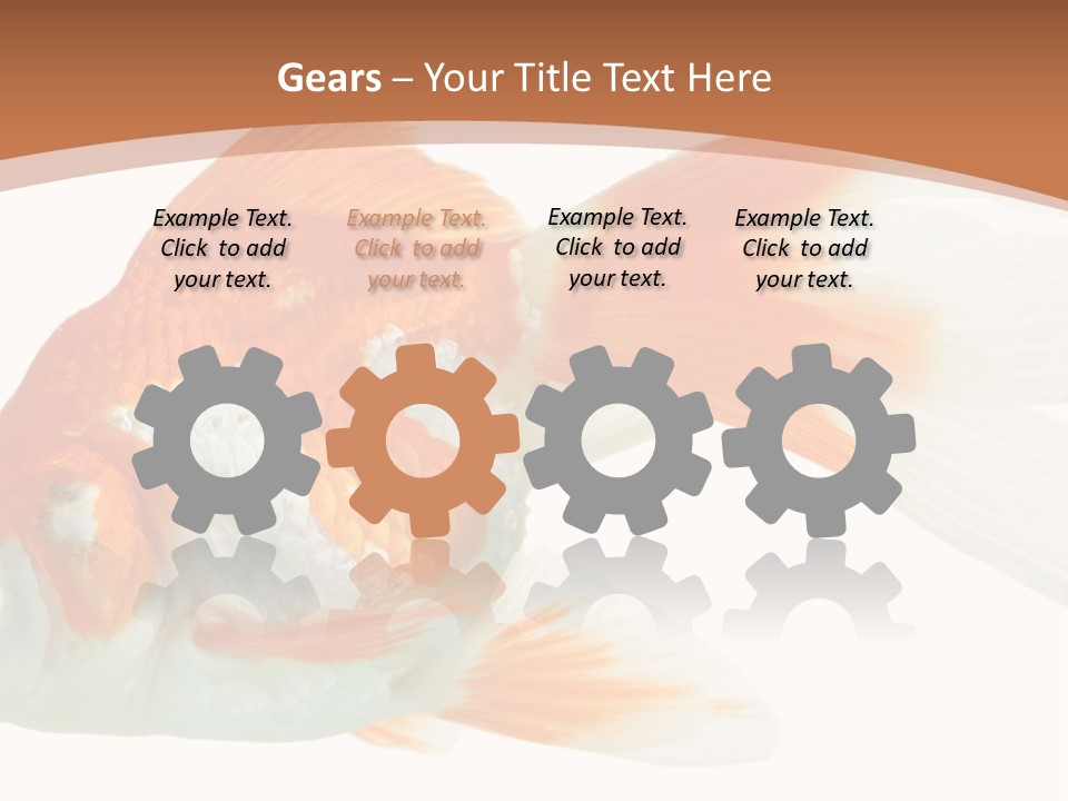 Bowl Aquarium Background PowerPoint Template