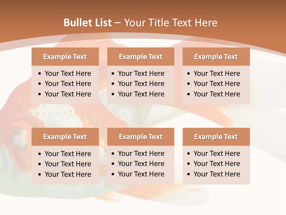 Bowl Aquarium Background PowerPoint Template