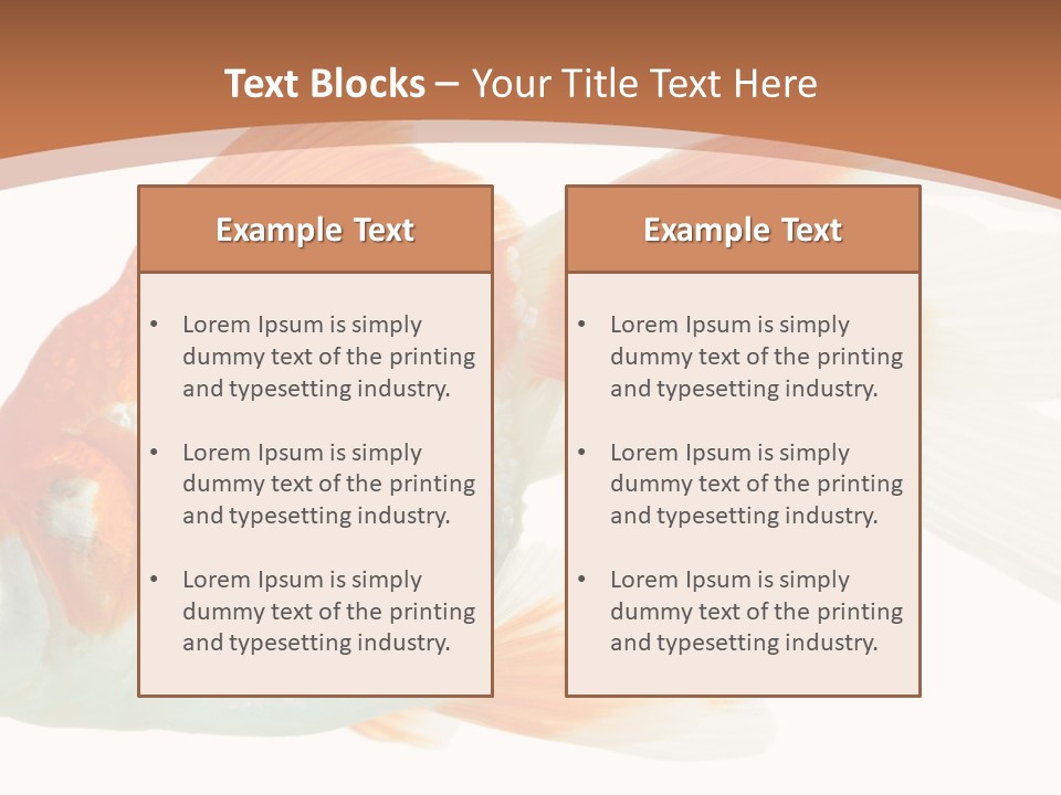 Bowl Aquarium Background PowerPoint Template