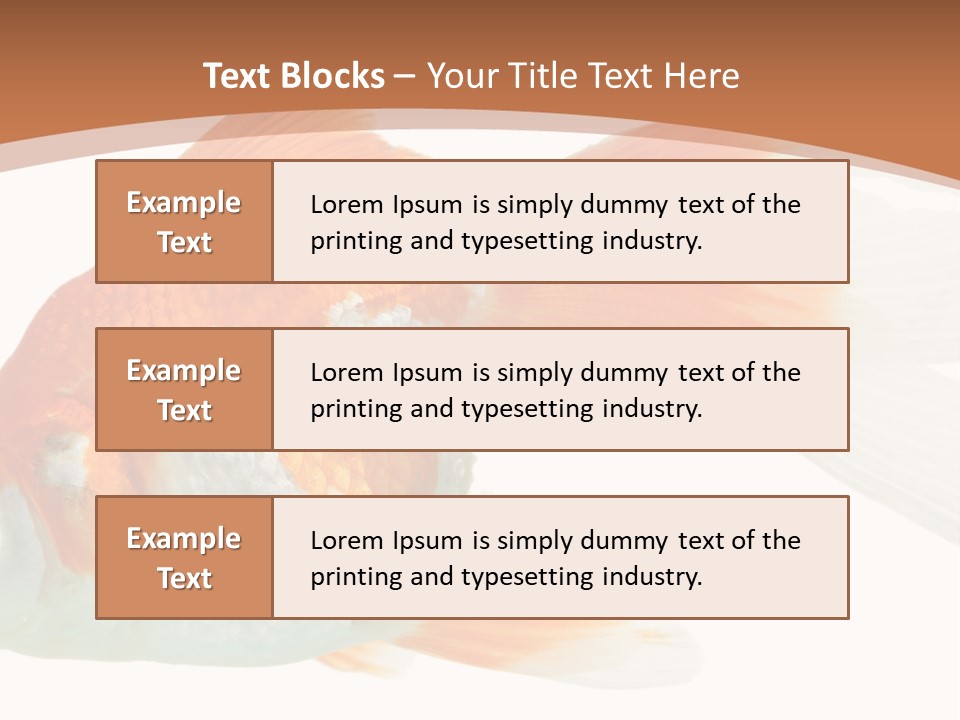 Bowl Aquarium Background PowerPoint Template