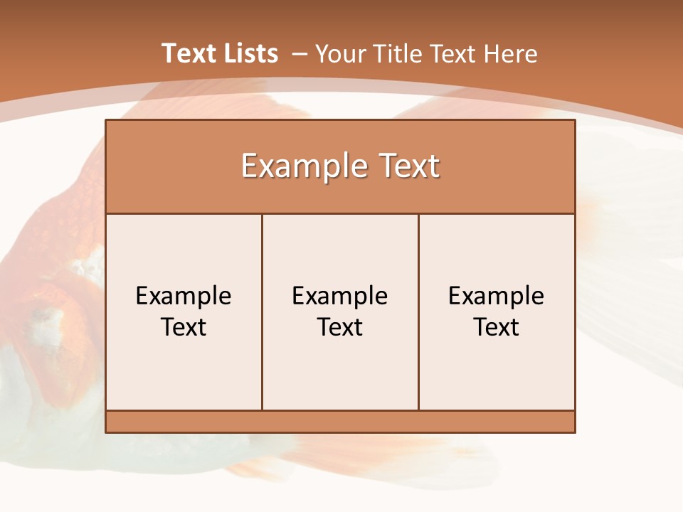 Bowl Aquarium Background PowerPoint Template