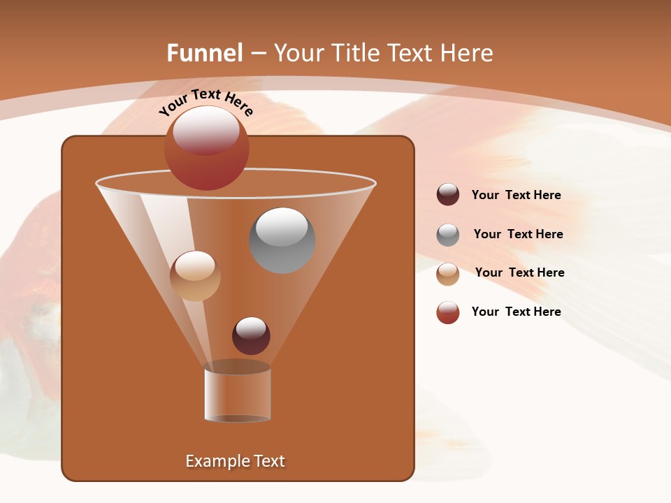 Bowl Aquarium Background PowerPoint Template