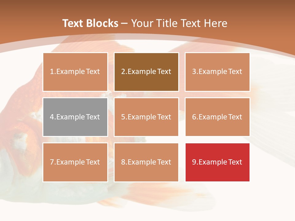 Bowl Aquarium Background PowerPoint Template