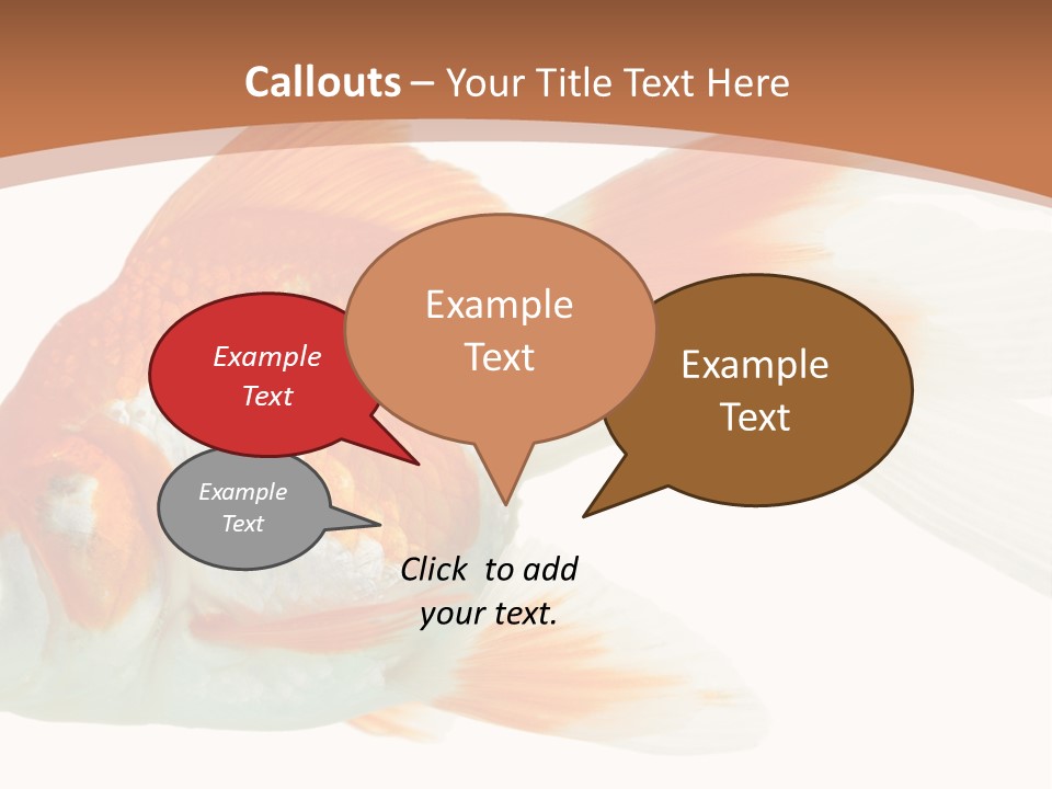 Bowl Aquarium Background PowerPoint Template