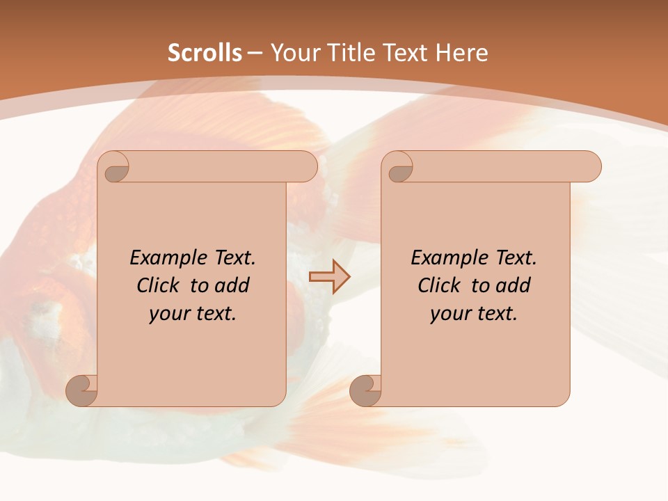 Bowl Aquarium Background PowerPoint Template