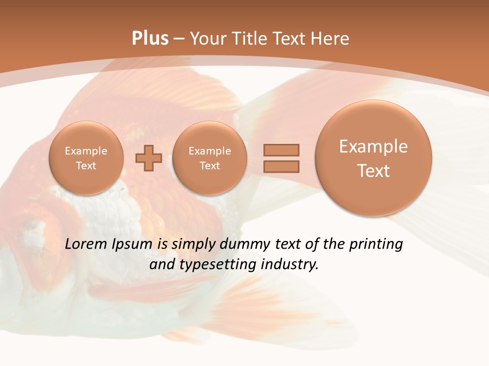 Bowl Aquarium Background PowerPoint Template