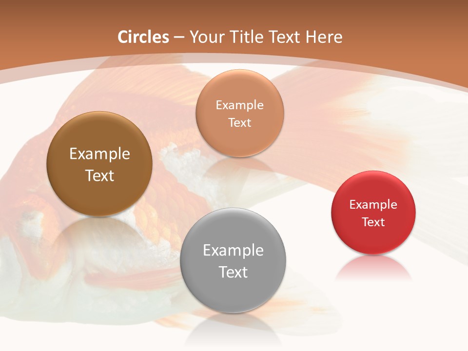 Bowl Aquarium Background PowerPoint Template