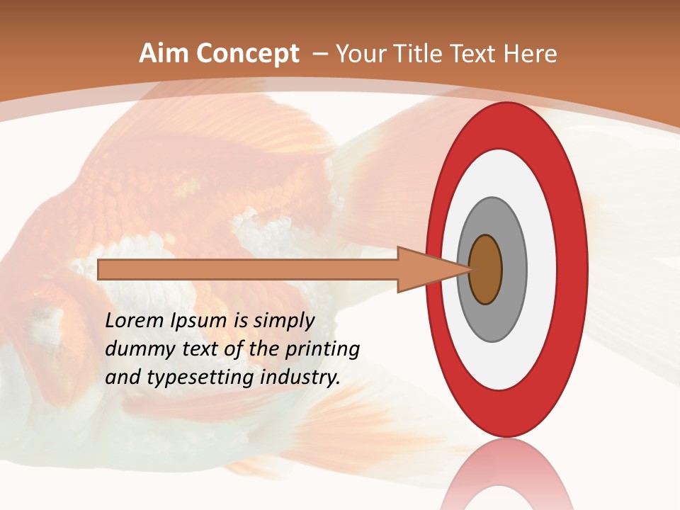 Bowl Aquarium Background PowerPoint Template