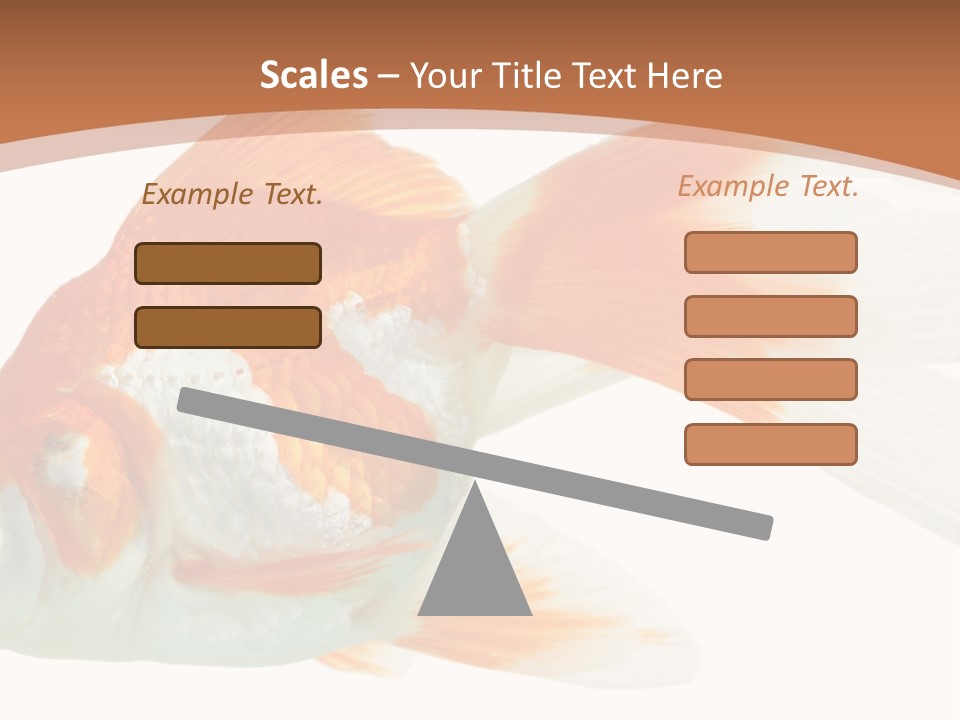 Bowl Aquarium Background PowerPoint Template