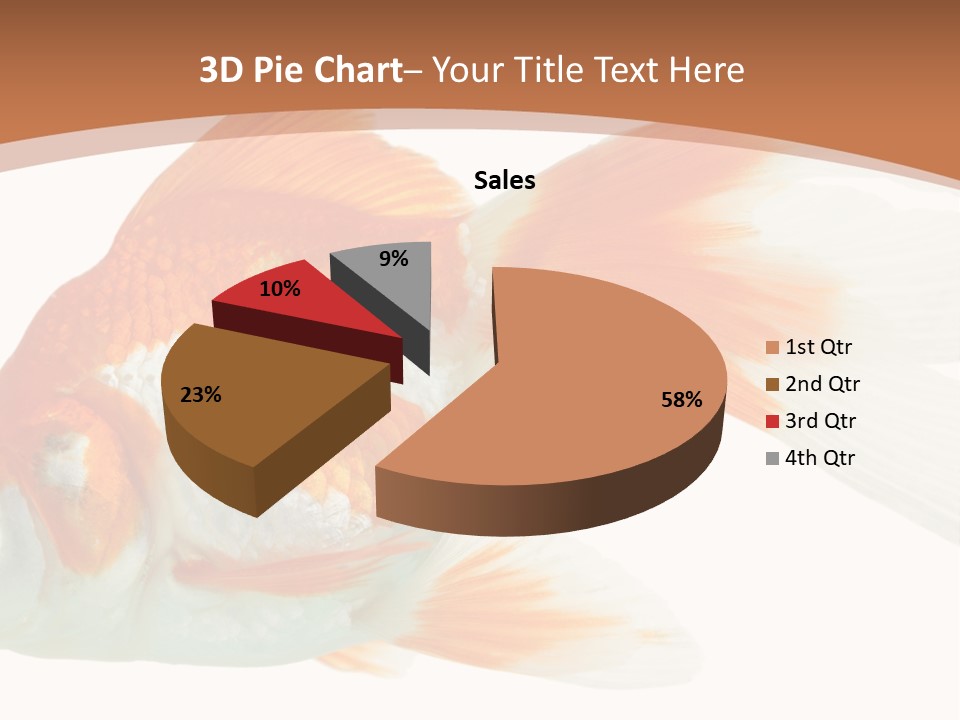 Bowl Aquarium Background PowerPoint Template