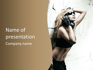 Slum Beauty European PowerPoint Template