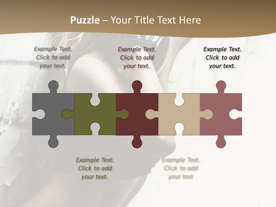 Slum Beauty European PowerPoint Template