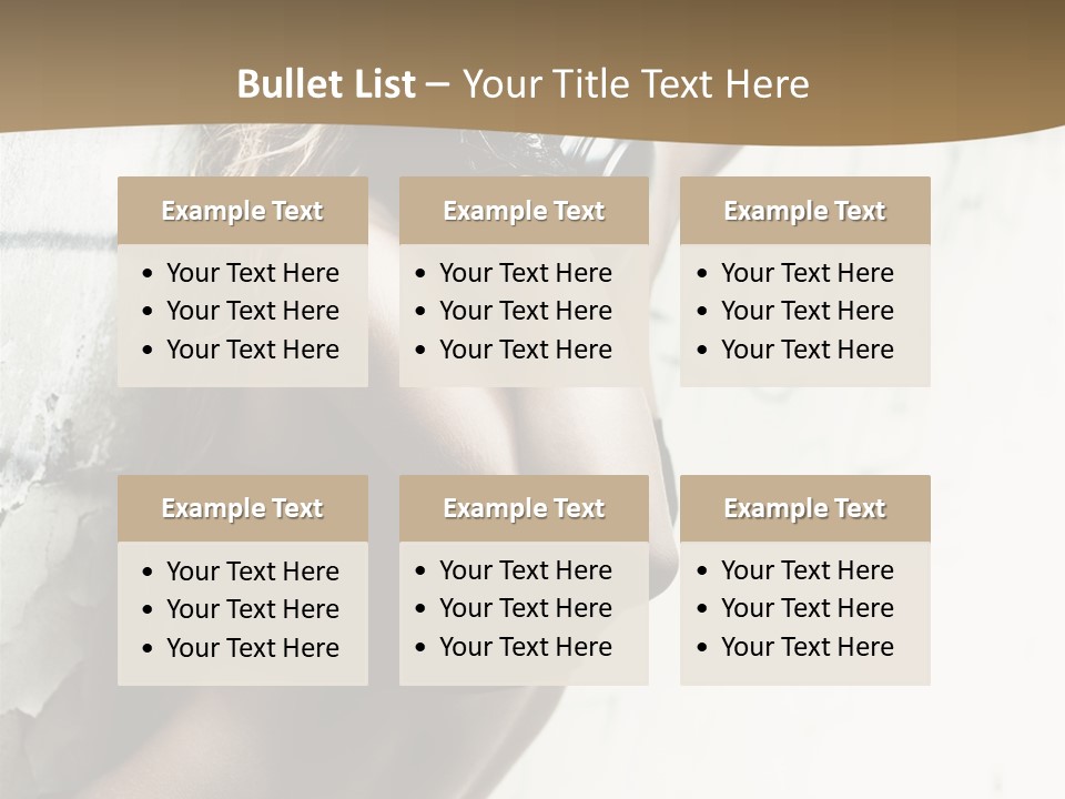 Slum Beauty European PowerPoint Template