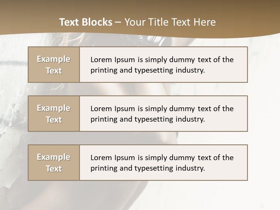 Slum Beauty European PowerPoint Template
