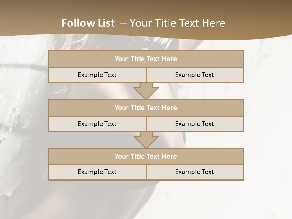 Slum Beauty European PowerPoint Template