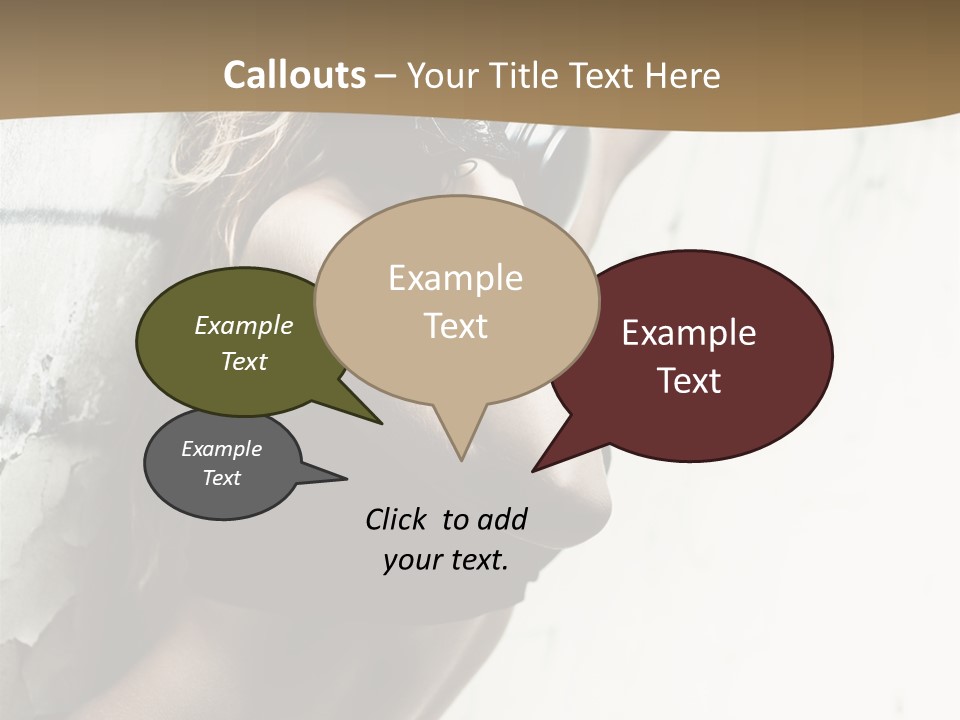 Slum Beauty European PowerPoint Template