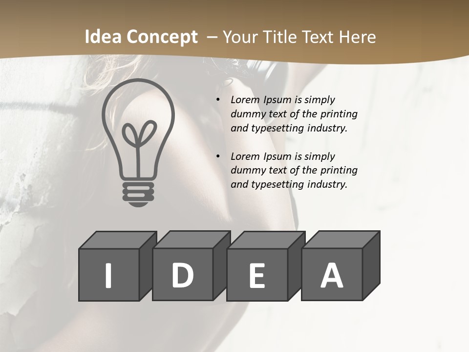 Slum Beauty European PowerPoint Template