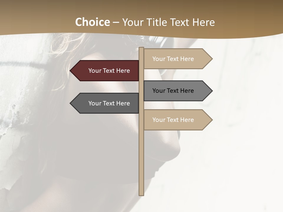 Slum Beauty European PowerPoint Template