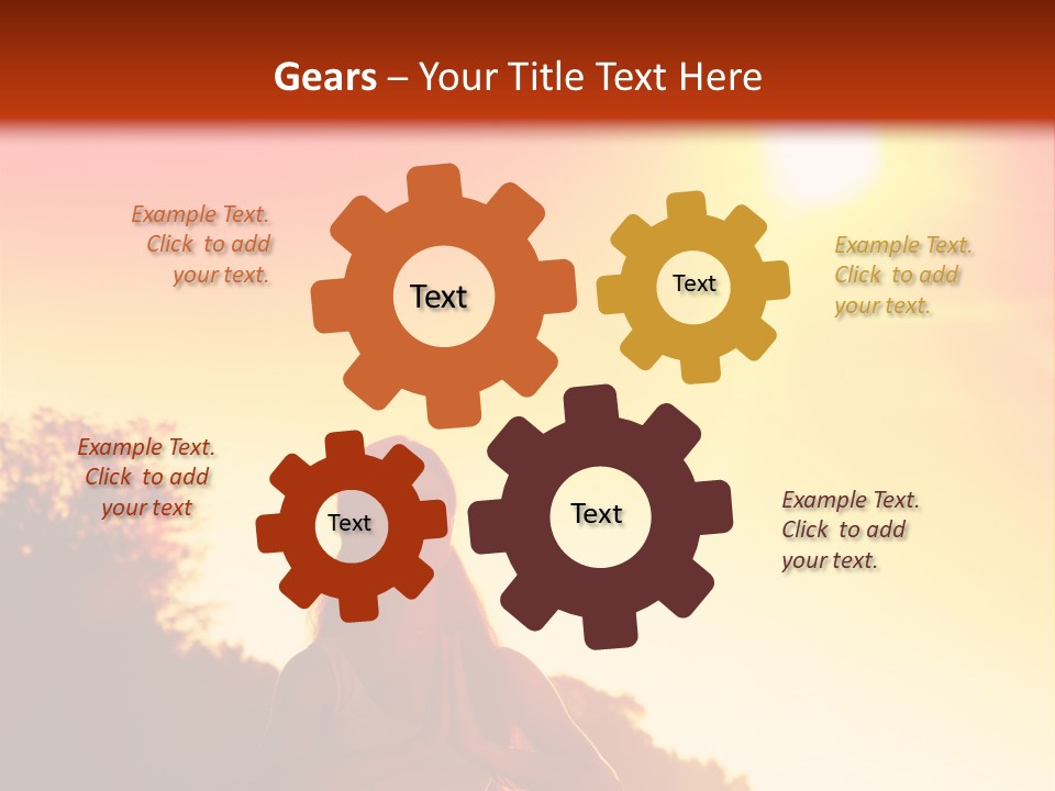 Outdoors Life Relaxation PowerPoint Template