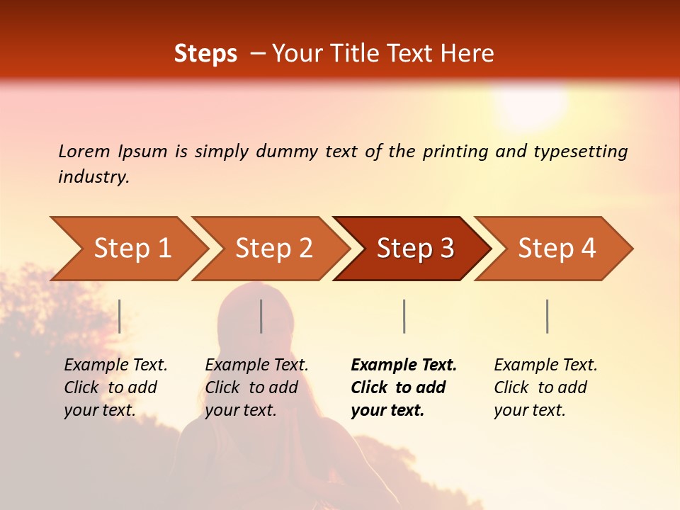 Outdoors Life Relaxation PowerPoint Template