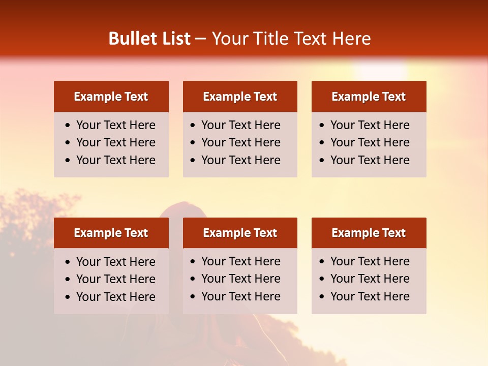 Outdoors Life Relaxation PowerPoint Template