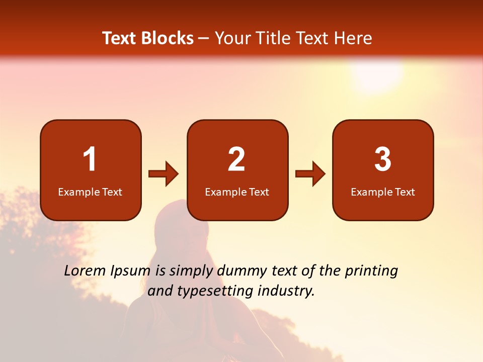 Outdoors Life Relaxation PowerPoint Template
