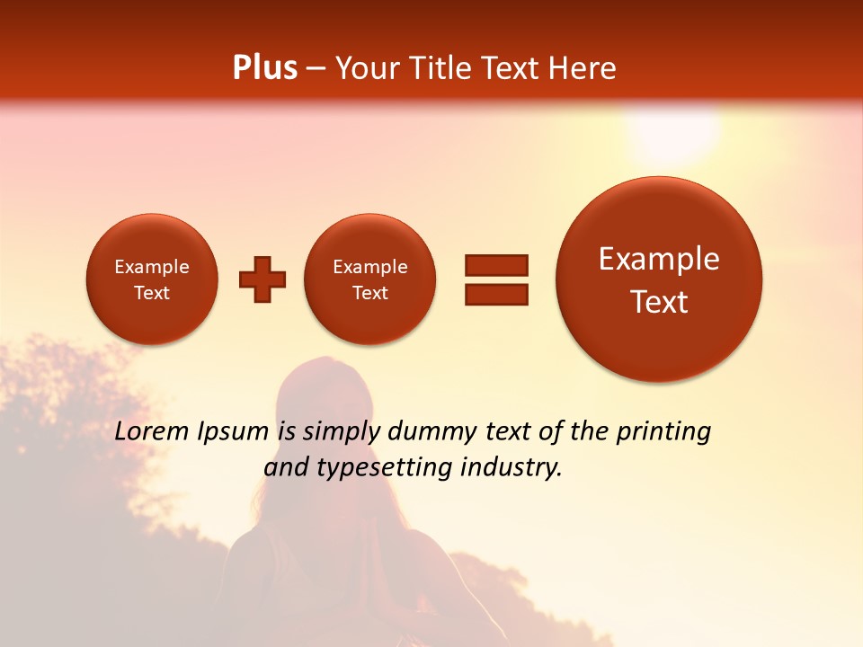 Outdoors Life Relaxation PowerPoint Template