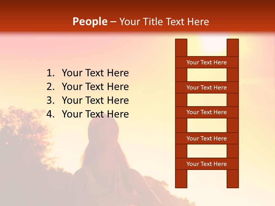 Outdoors Life Relaxation PowerPoint Template