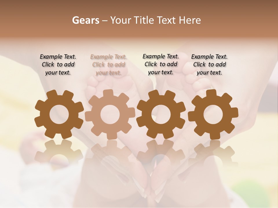 Tiny Baby Delicate PowerPoint Template