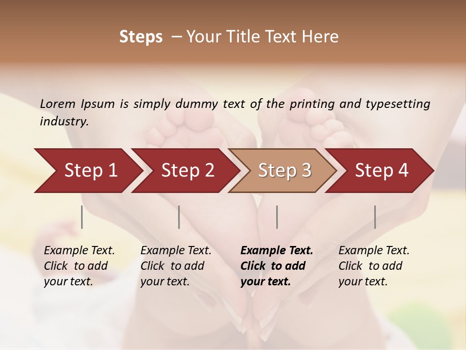 Tiny Baby Delicate PowerPoint Template