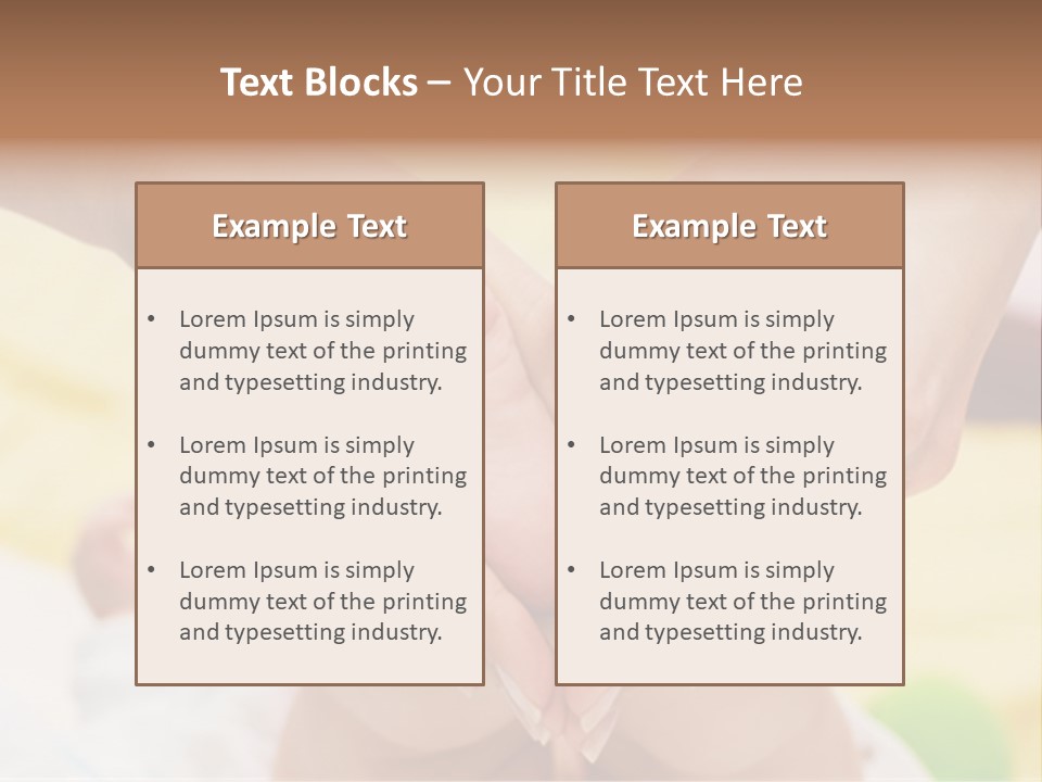 Tiny Baby Delicate PowerPoint Template