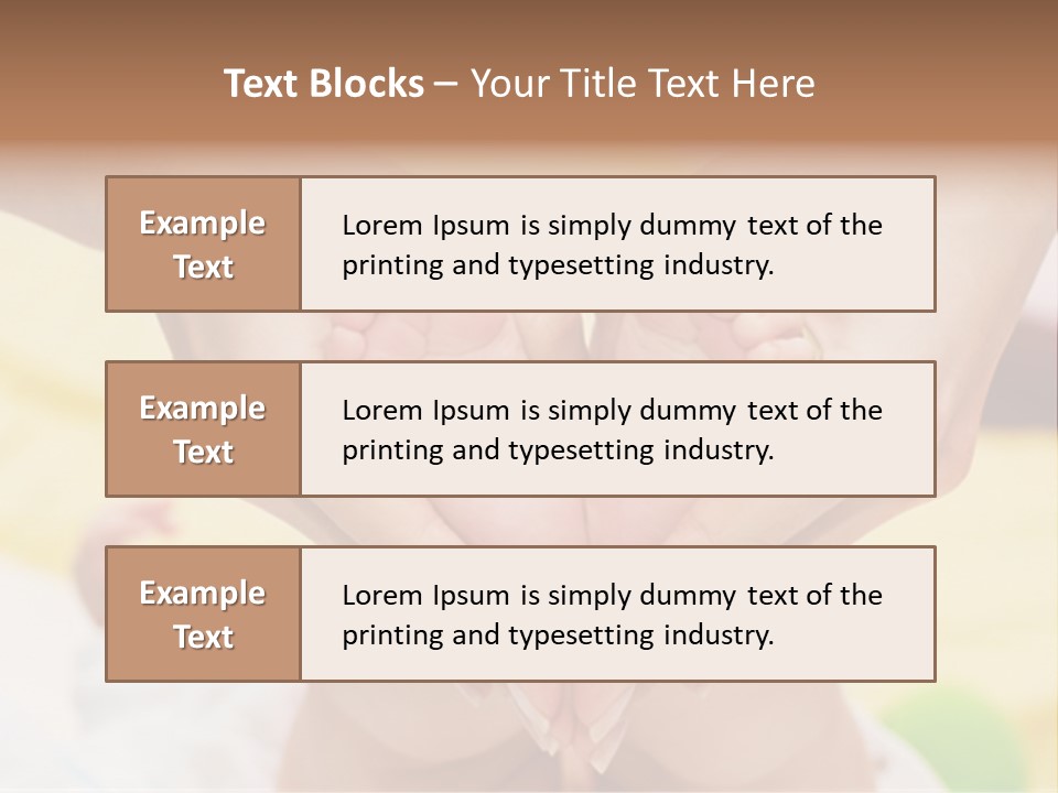 Tiny Baby Delicate PowerPoint Template