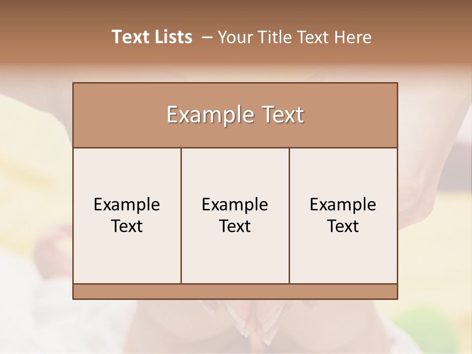 Tiny Baby Delicate PowerPoint Template