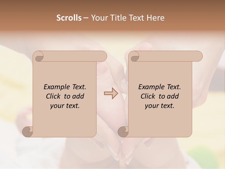Tiny Baby Delicate PowerPoint Template