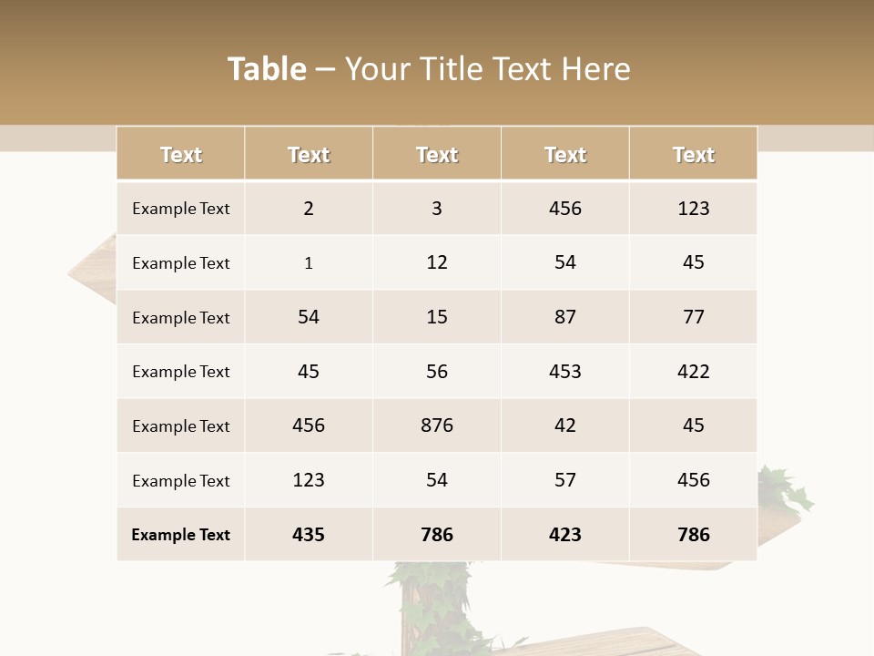 Wooden Pointer Crossroads PowerPoint Template