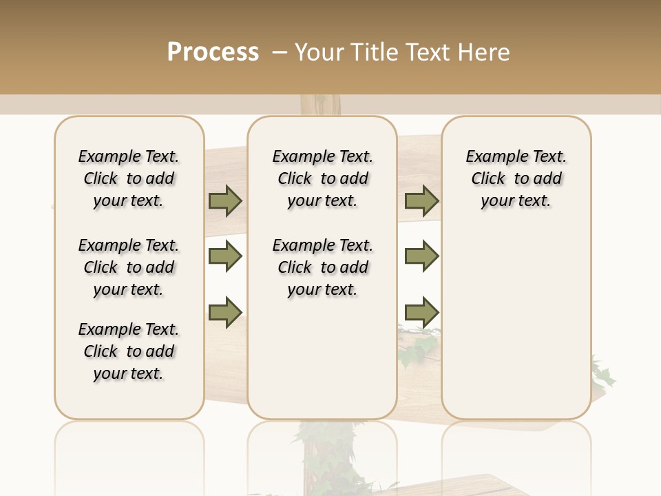 Wooden Pointer Crossroads PowerPoint Template