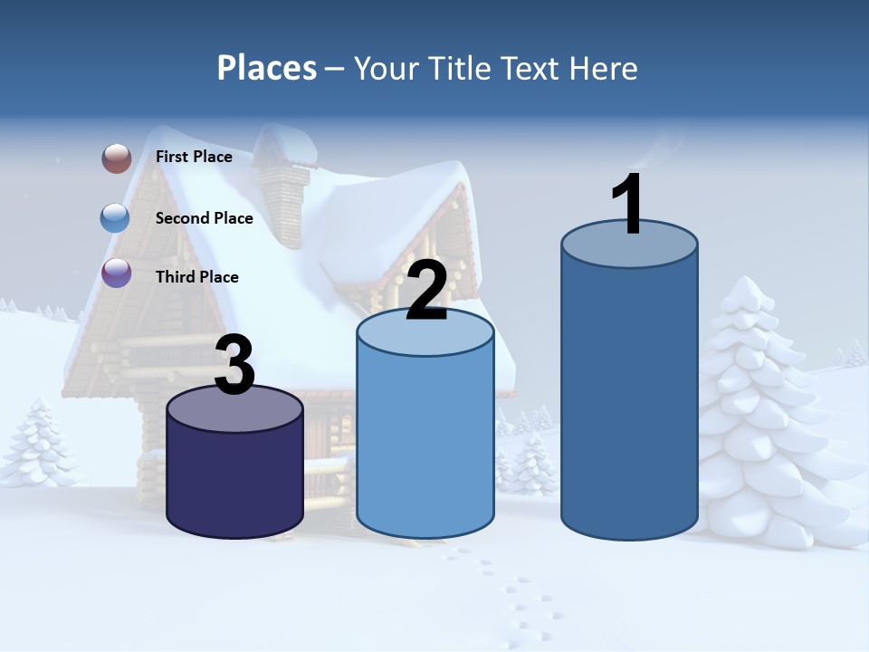 Rural Pine Tree PowerPoint Template