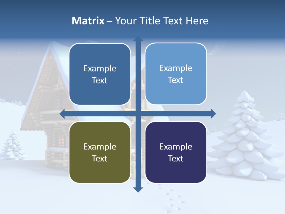 Rural Pine Tree PowerPoint Template
