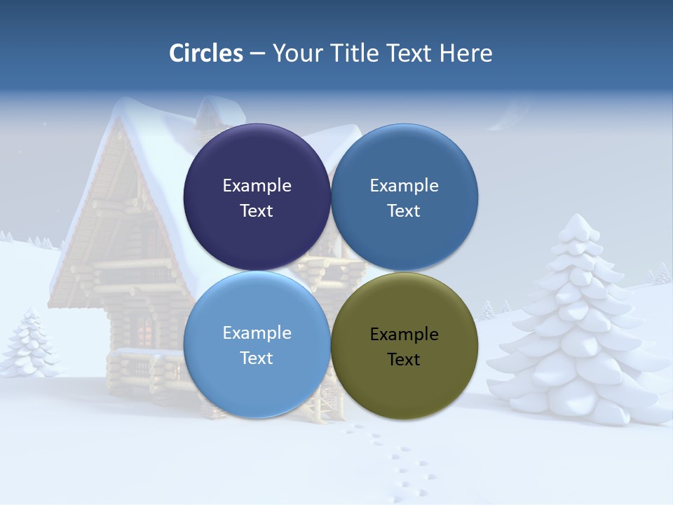Rural Pine Tree PowerPoint Template