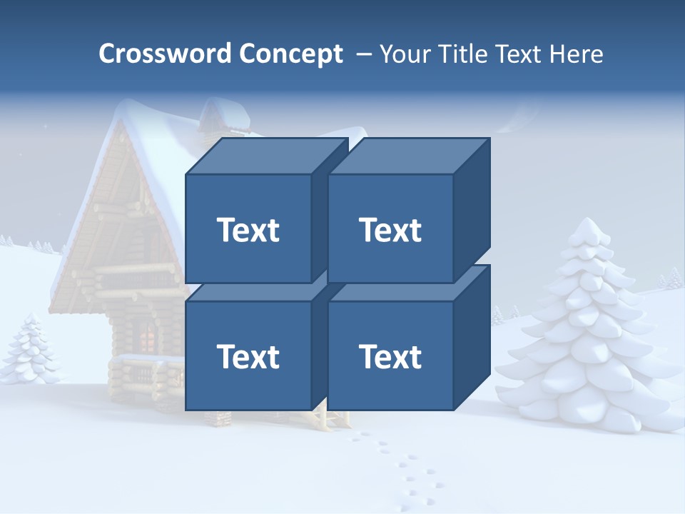 Rural Pine Tree PowerPoint Template