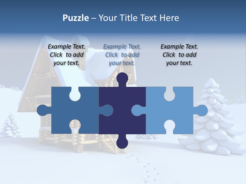 Rural Pine Tree PowerPoint Template