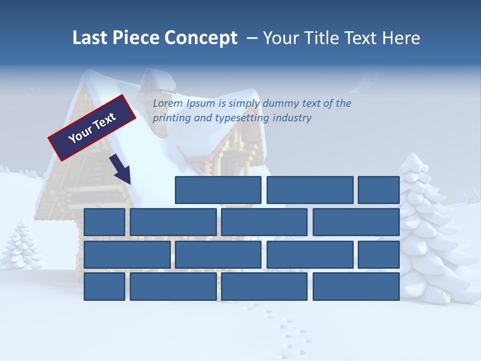 Rural Pine Tree PowerPoint Template