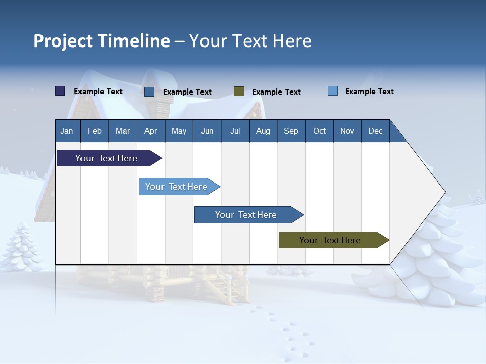 Rural Pine Tree PowerPoint Template