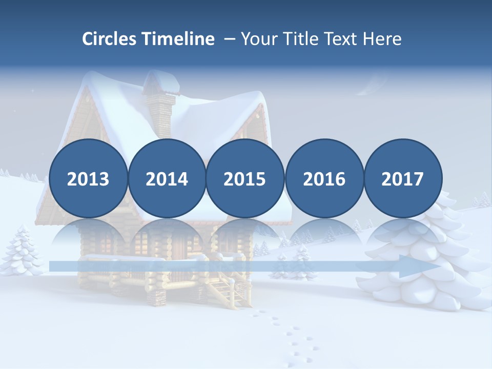 Rural Pine Tree PowerPoint Template