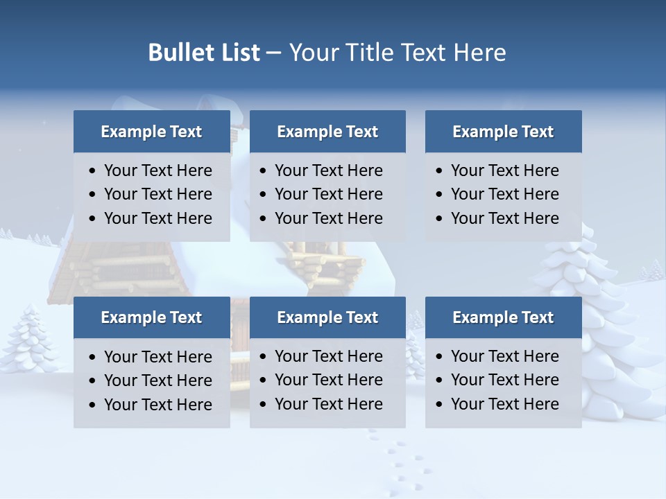 Rural Pine Tree PowerPoint Template