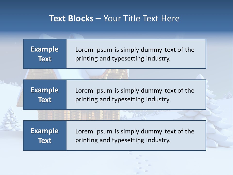 Rural Pine Tree PowerPoint Template