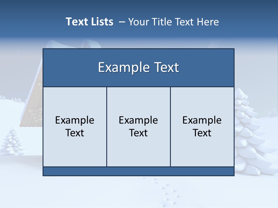 Rural Pine Tree PowerPoint Template